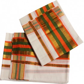 Kerala Traditional Big Border Kasavu Mundu